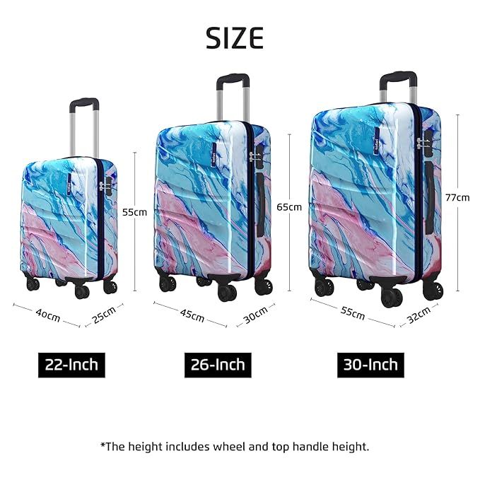 Safari Unisex Polycarbonate 88 L Trolley Bag | Multicolour - M