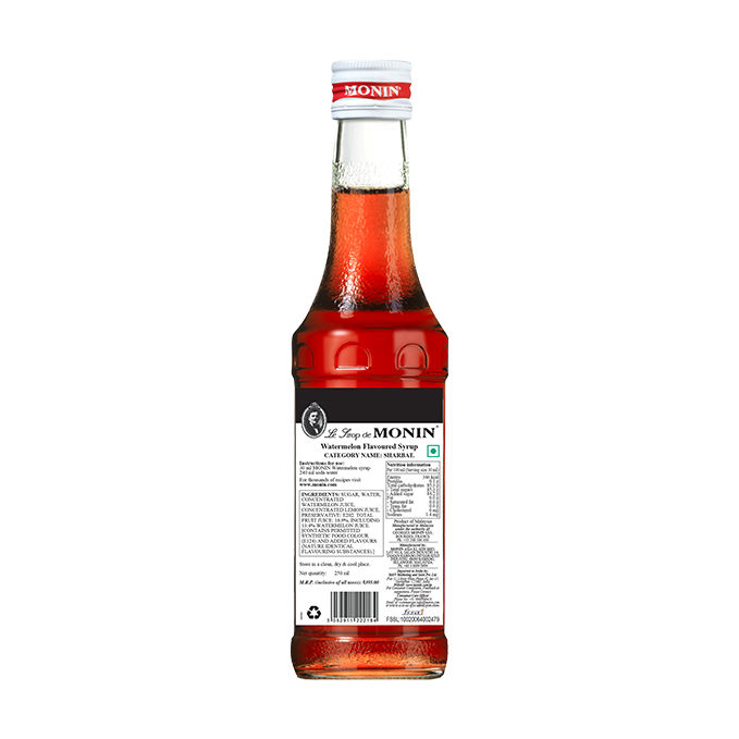Monin Watermelon Syrup for Cocktails | Mocktails | Coolers