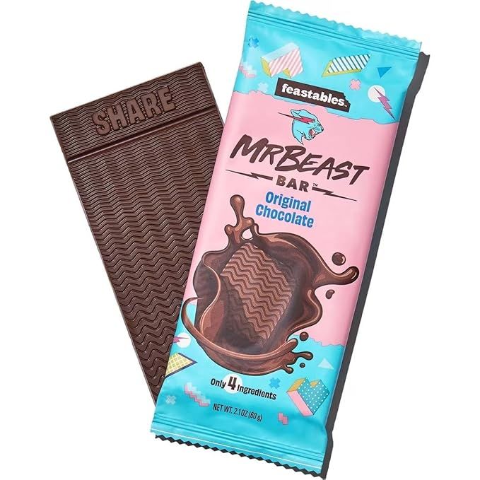 Mr Beast Crunch Milk Chocolate With Puffed Rice Bar