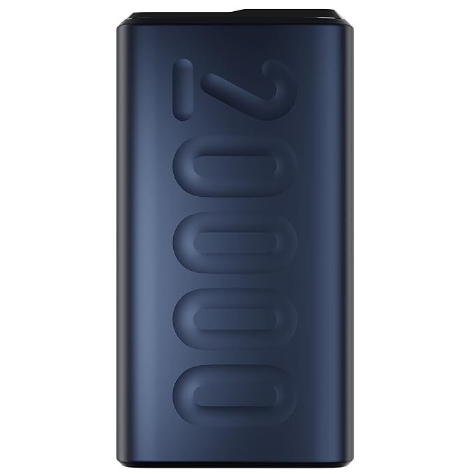 Ambrane 20000Mah Powerbank, 22.5W Fast Charging, Triple Output (2 Usb & 1 Type C) (Stylo 20, Blue)