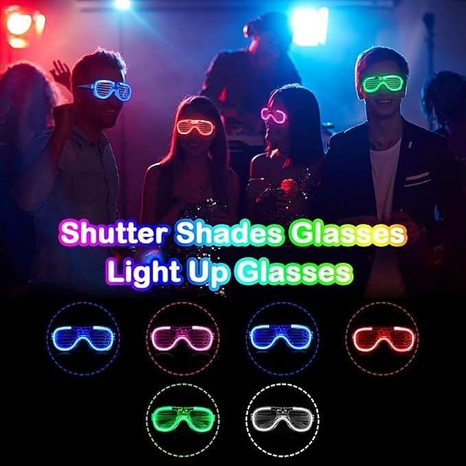 Let's Vybe Party Led Goggles - Set Of 3