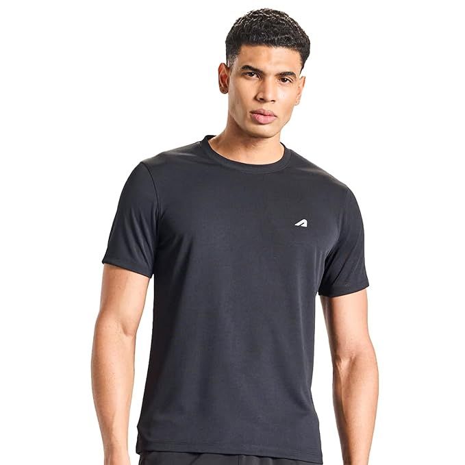 Boldfit Men's Training Gym T-shirt Quick Dry Fit | Black - M