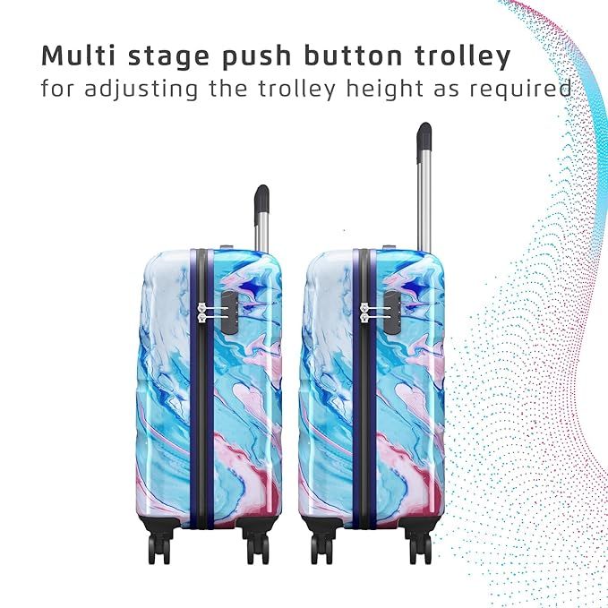 Safari Unisex Polycarbonate 88 L Trolley Bag | Multicolour - M
