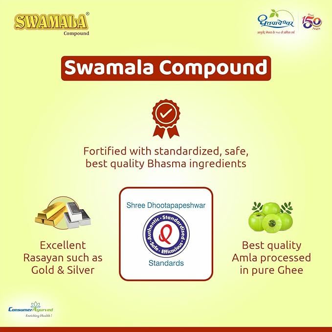 Dhootapapeshwar Swamala Compound with Gold Paste 1 KG