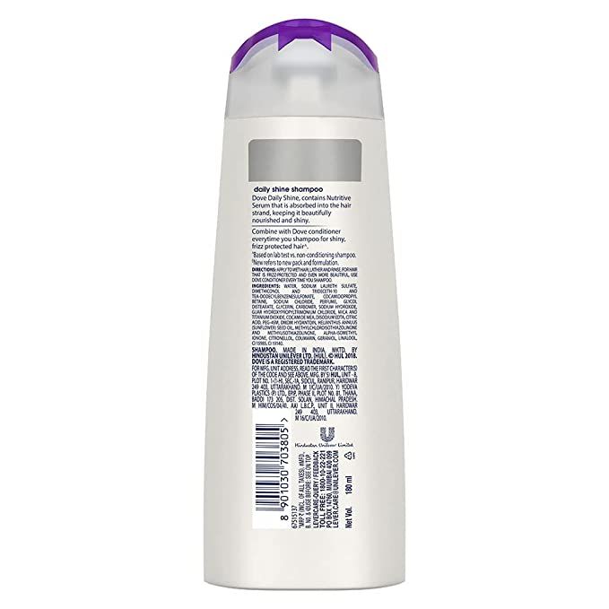 Dove Daily Shine Shampoo 180 ml Combo