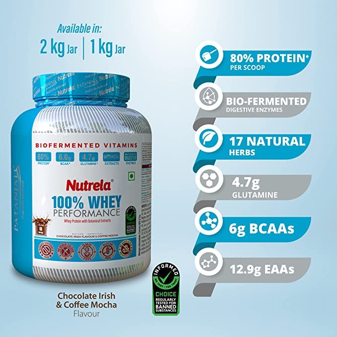 Patanjali Nutrela 100% Whey Performance