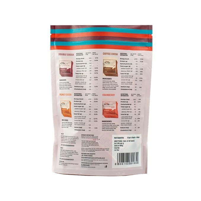 The Whole Truth Mini Protein Bars - Assorted - Pack Of 8