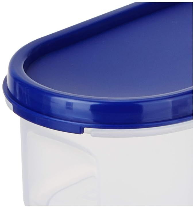 Mahaware Modular Space Saver Oval Container 600ml (Set of 2) (Blue)