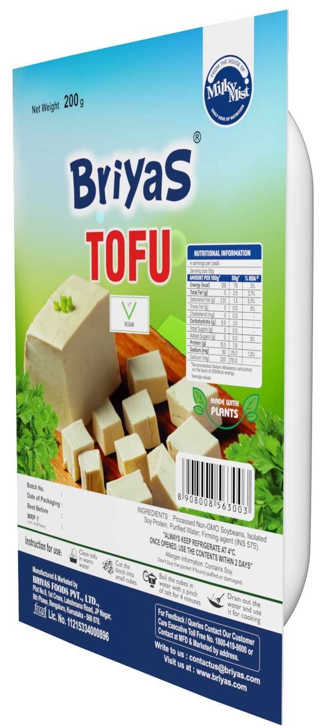 Milky Mist Briyas Tofu Paneer 200 g Combo