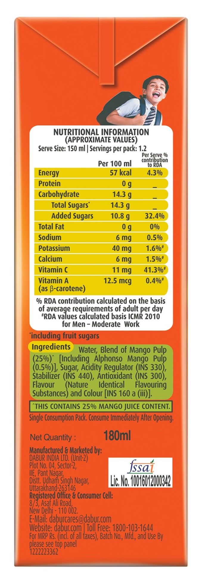 Real Fruit Power -Mango Juice