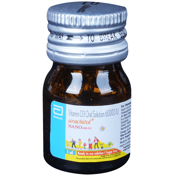 Arachitol Nano 60Kiu Sugar Free Oral Solution