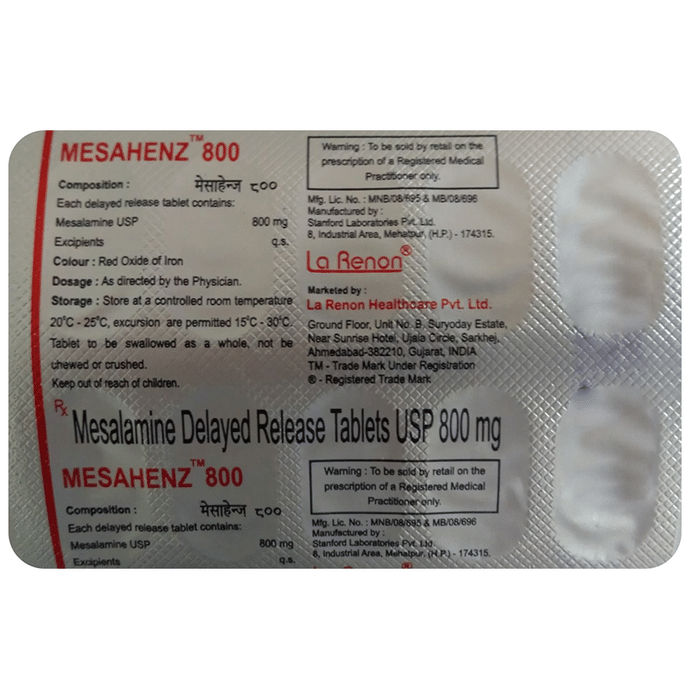 Mesahenz 800 Tablets