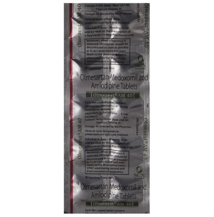 Olmezest Am 40 Tablet