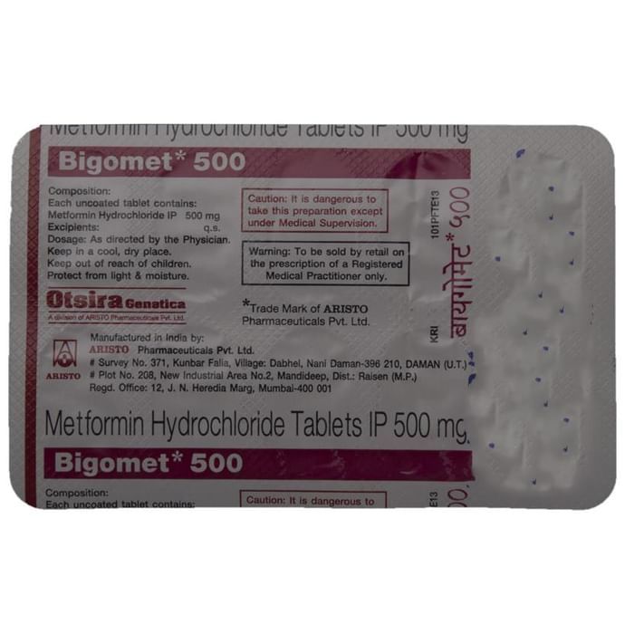 Bigomet 500 Tablets