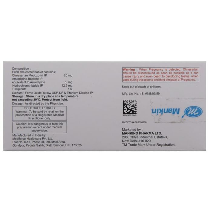 Olmetime AMH 20 Tablet