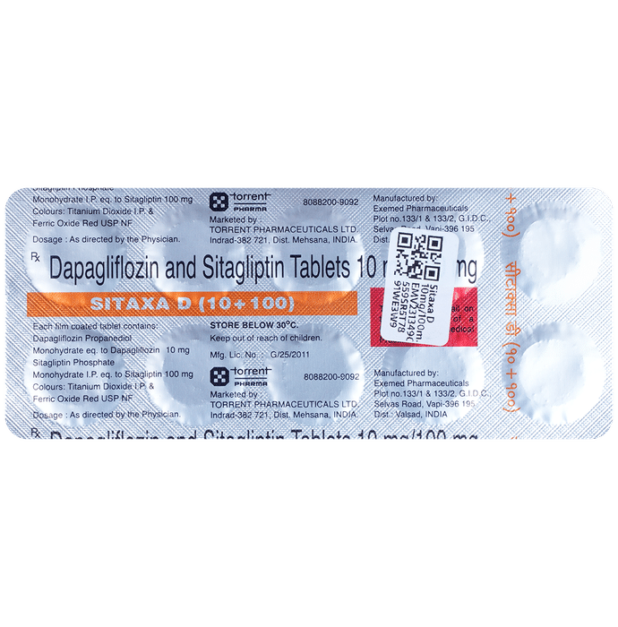 Sitaxa D 10/100 Tablet