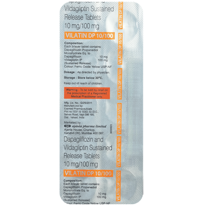 Vilatin DP 10/100 Tablets SR