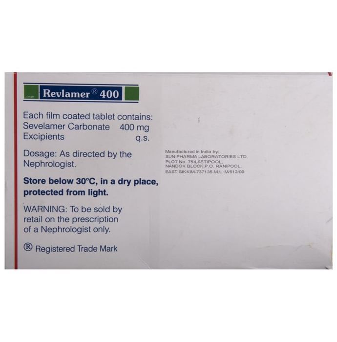 Revlamer 400 Tablet