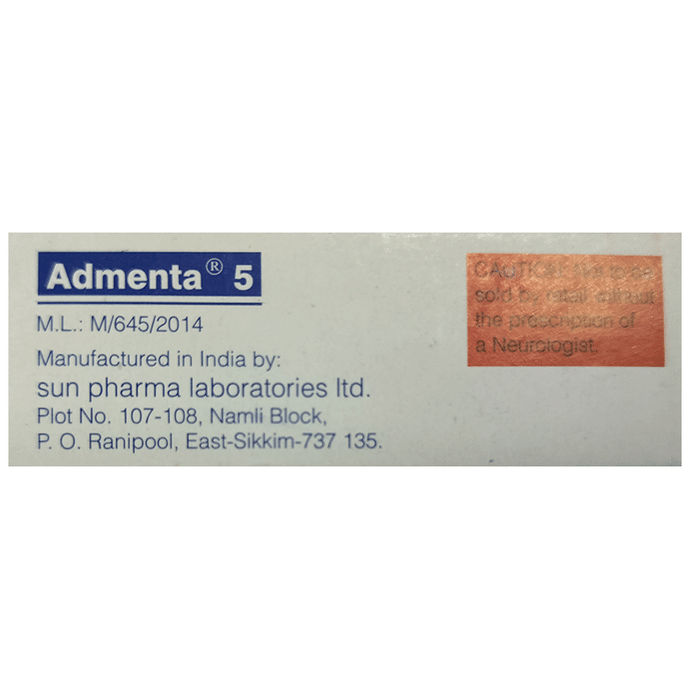 Admenta 5 Tablets
