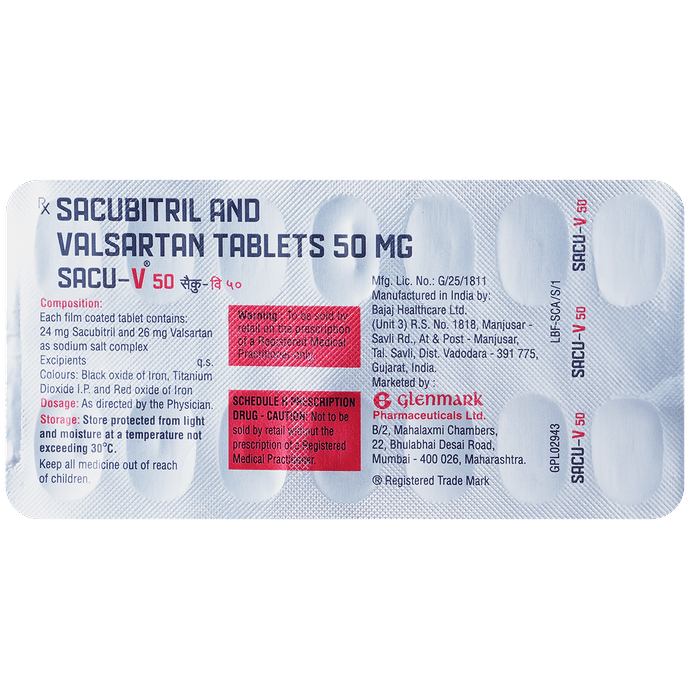 Sacu-V 50 Tablets