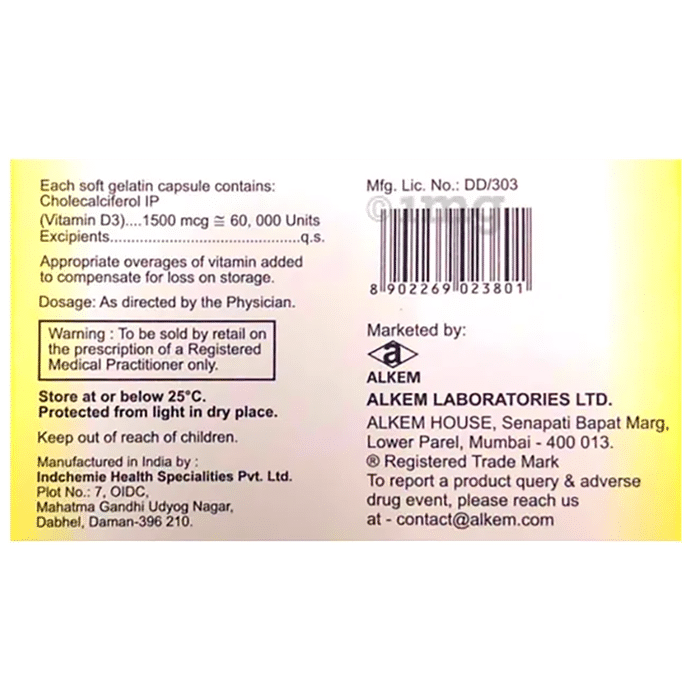 Uprise-D3 60K Capsules