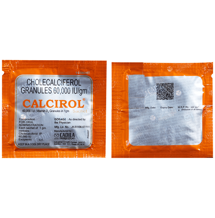 Calcirol 60,000 IU Sachet