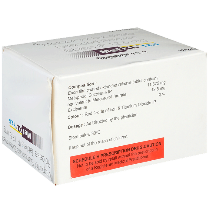 Met XL 12.5 Tablets ER