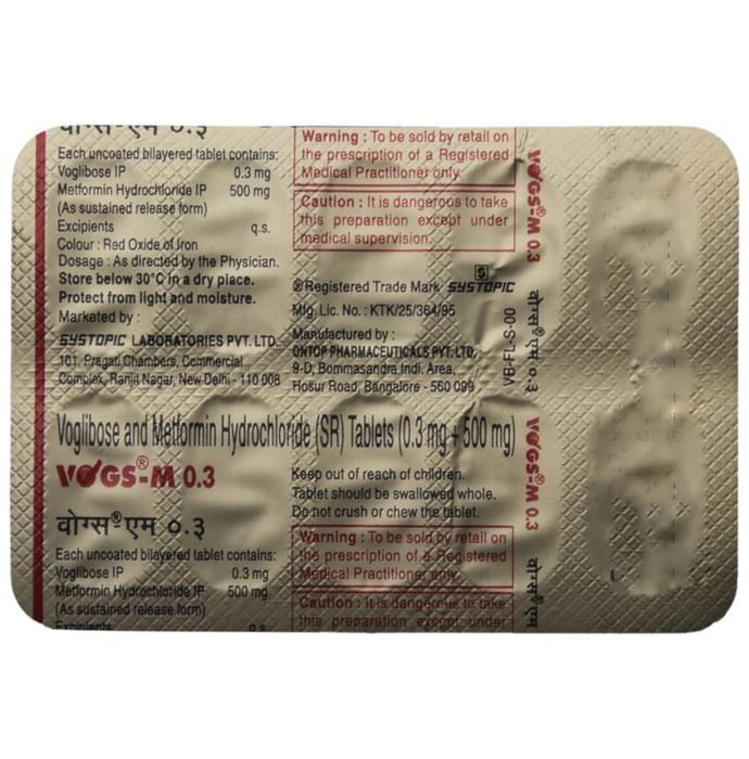 Vogs-M 0.3 Tablet SR