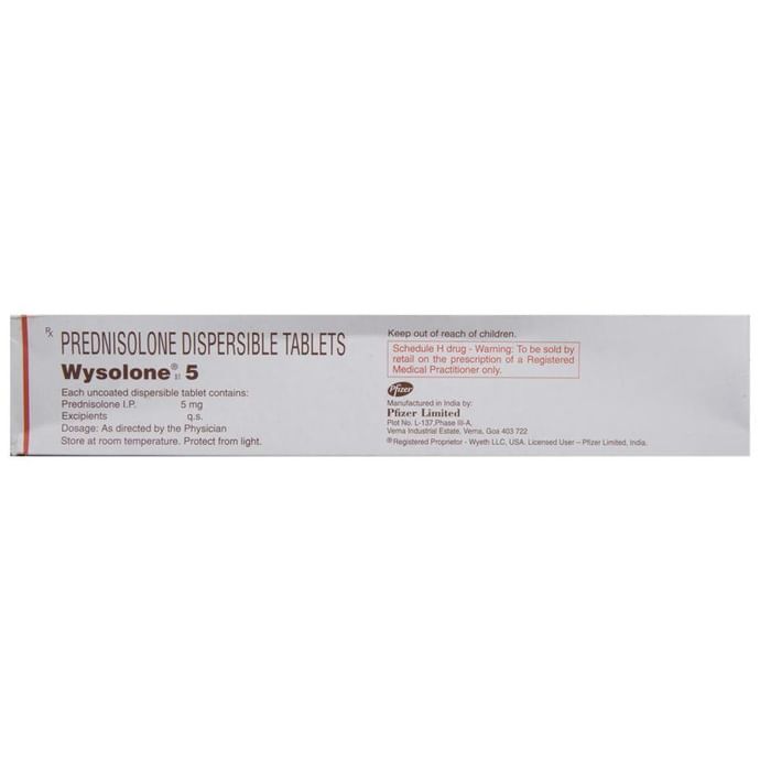 Wysolone 5 Tablet Dt