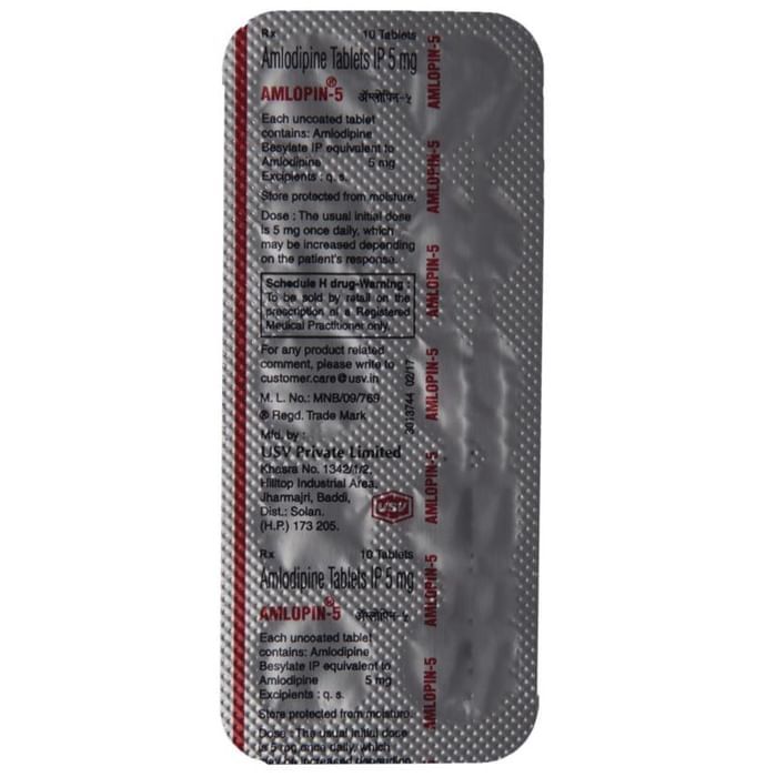 Amlopin 5 Tablets