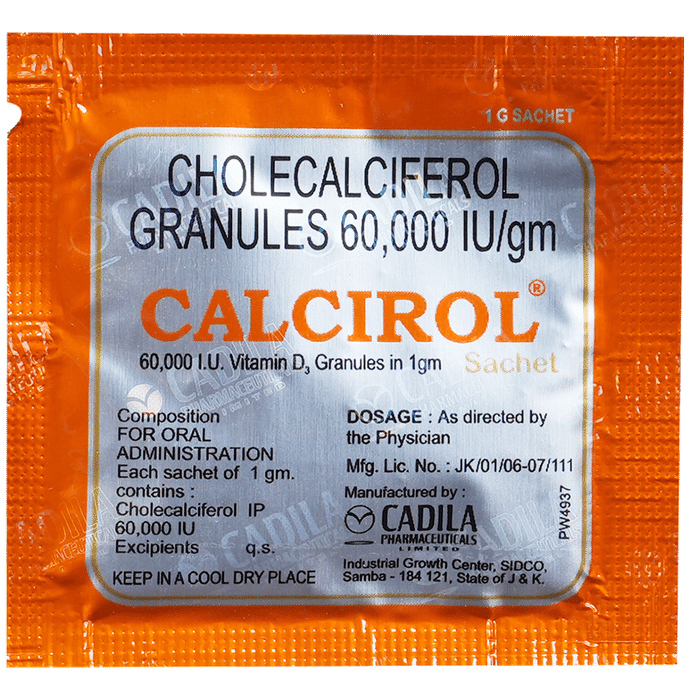Calcirol 60,000 IU Sachet