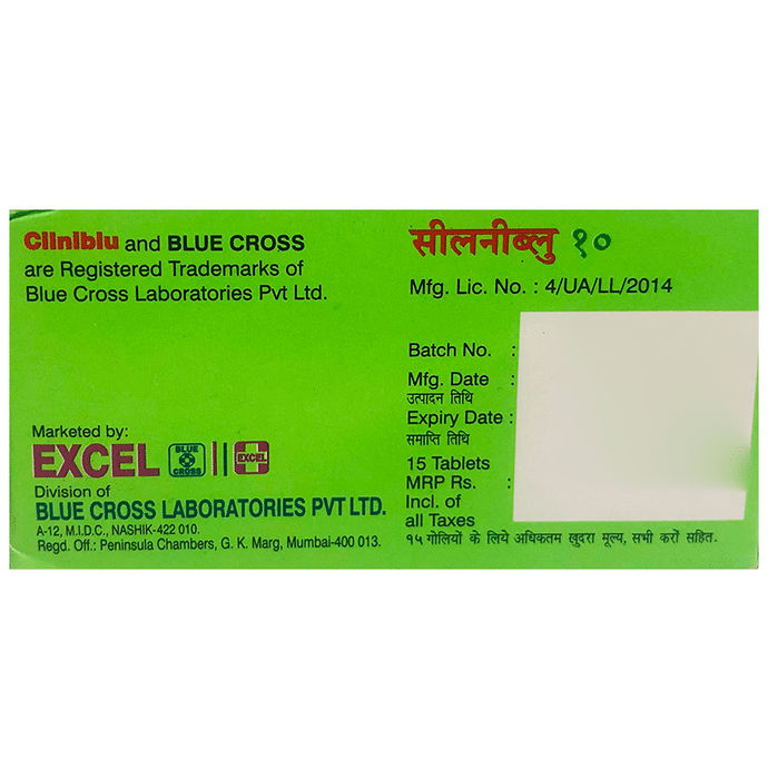 Cilniblu 10 Tablets