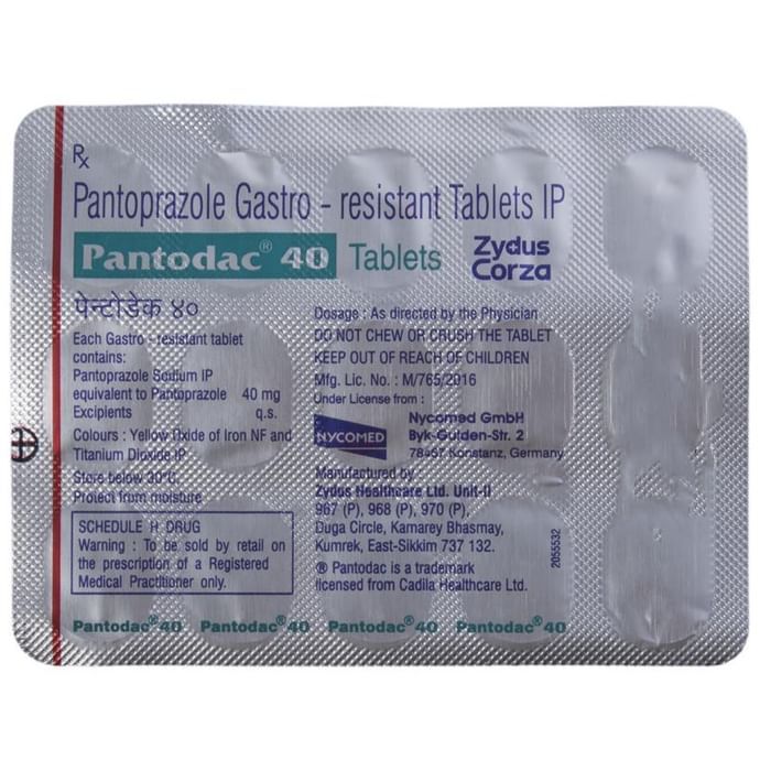 Pantodac 40 Tablets
