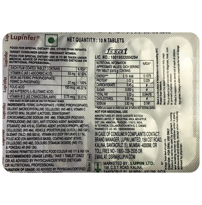 Lupinfer Tablet