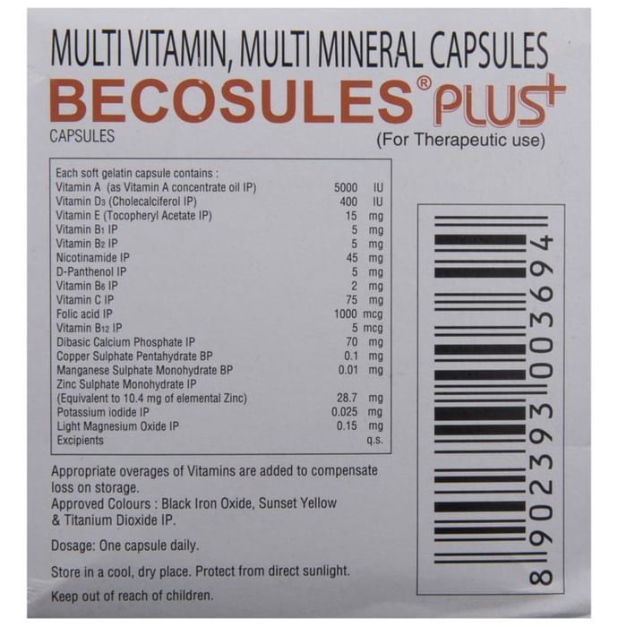 Becosules Plus Capsules