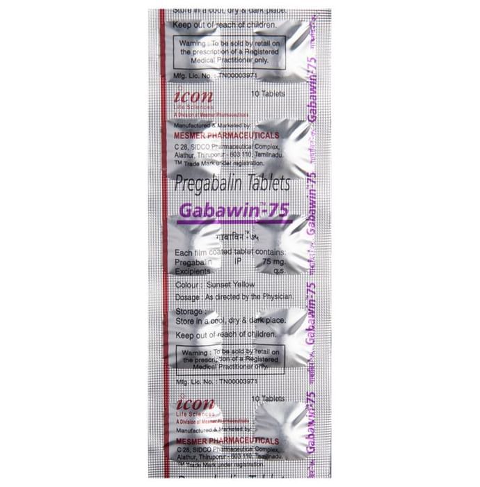 Gabawin 75 Tablets