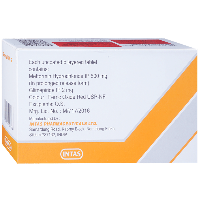 Zoryl-M 2 Tablets PR