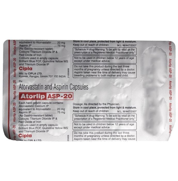 Atorlip ASP-20 Capsules