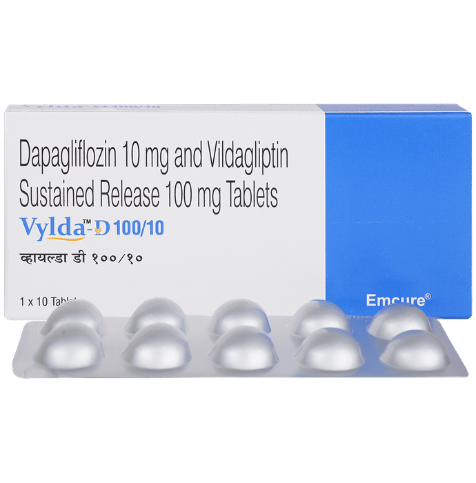 Vylda-D 100/10 Tablets