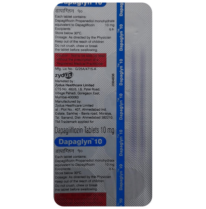 Dapaglyn 10 Tablets