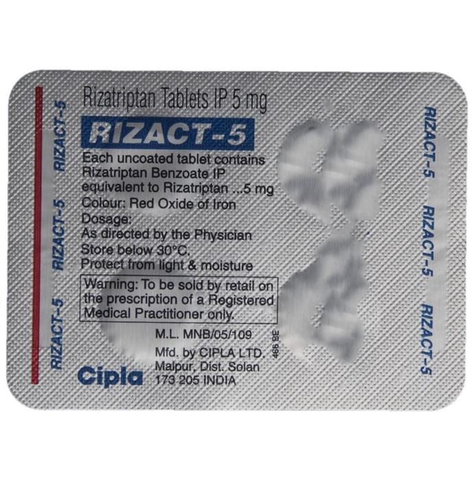 Rizact 5 Tablet