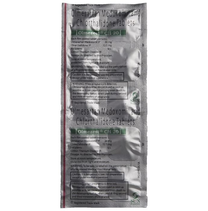 Olmezest CH 20 Tablets