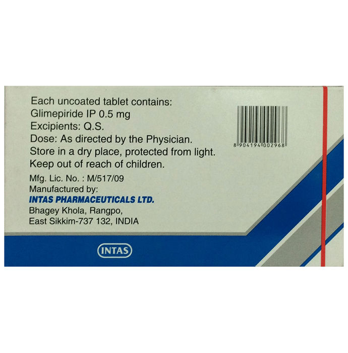 Zoryl-0.5 Tablets