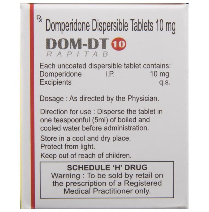 Dom-DT 10 Rapitab Tablets