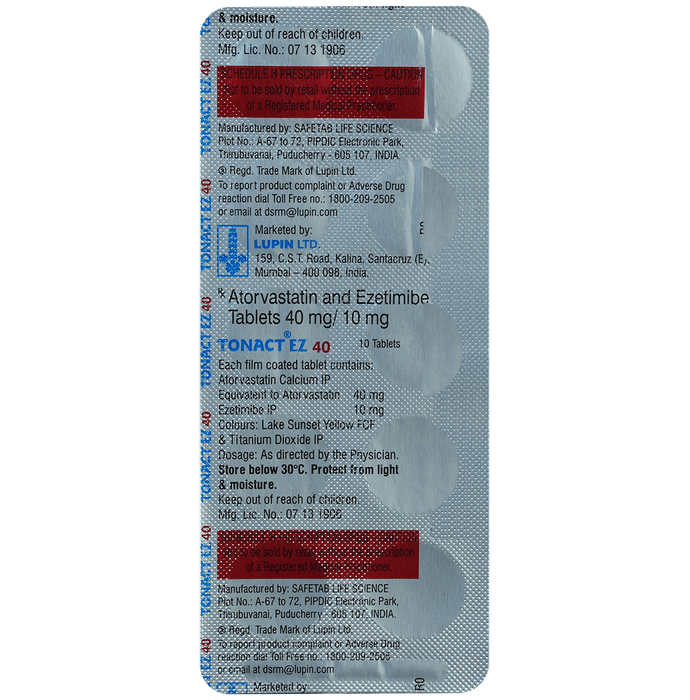 Tonact Ez 40 Tablets