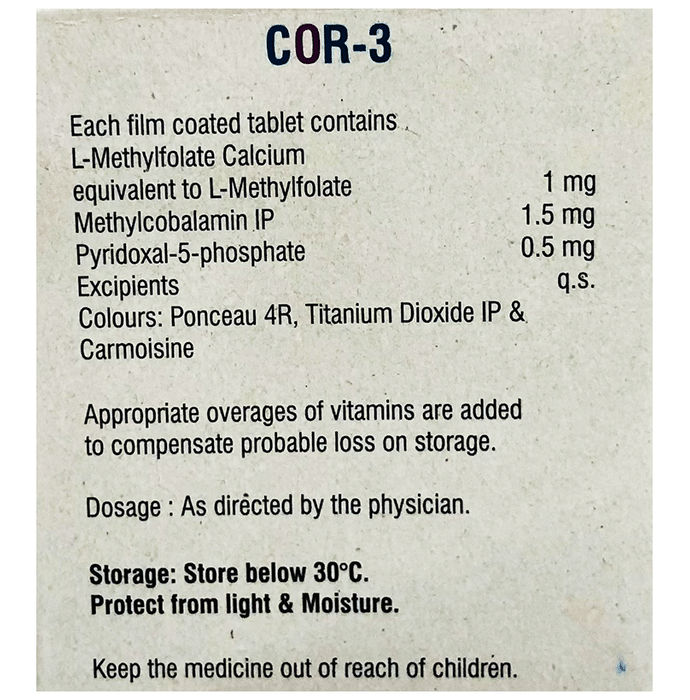 COR-3 Tablets