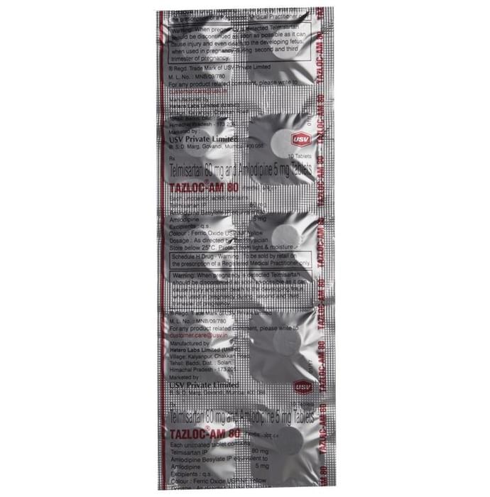 Tazloc-AM 80 Tablets