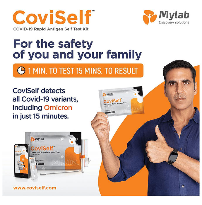 Mylab CoviSelf COVID-19 Antigen lateral Flow Test Devise 