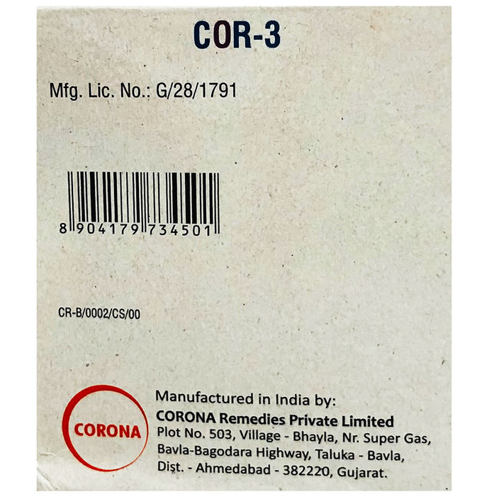 COR-3 Tablets