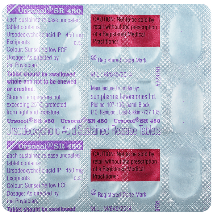 Ursocol SR 450 Tablets